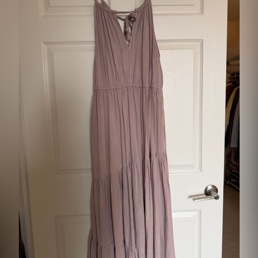 Rachel Zoe Linen Maxi Dress